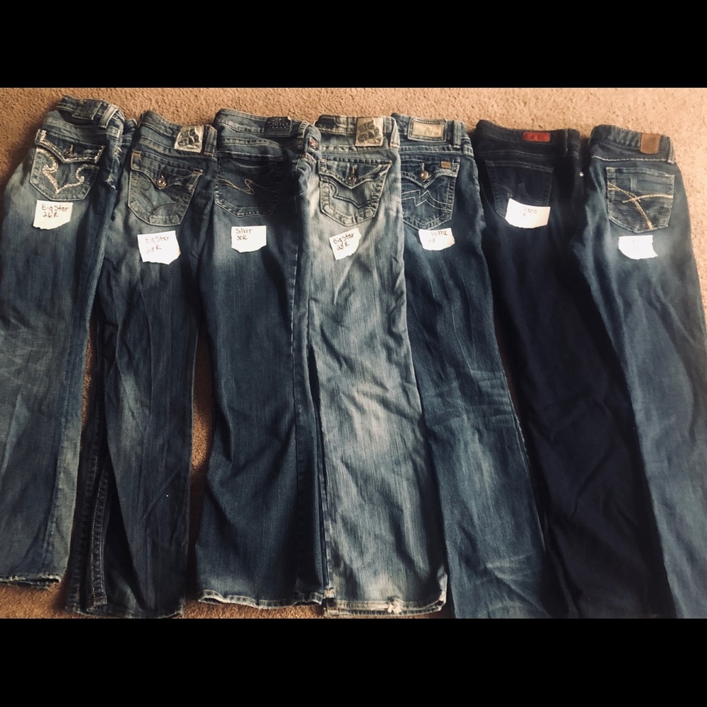 Miss Me, Big Star, BKE etc jeans!